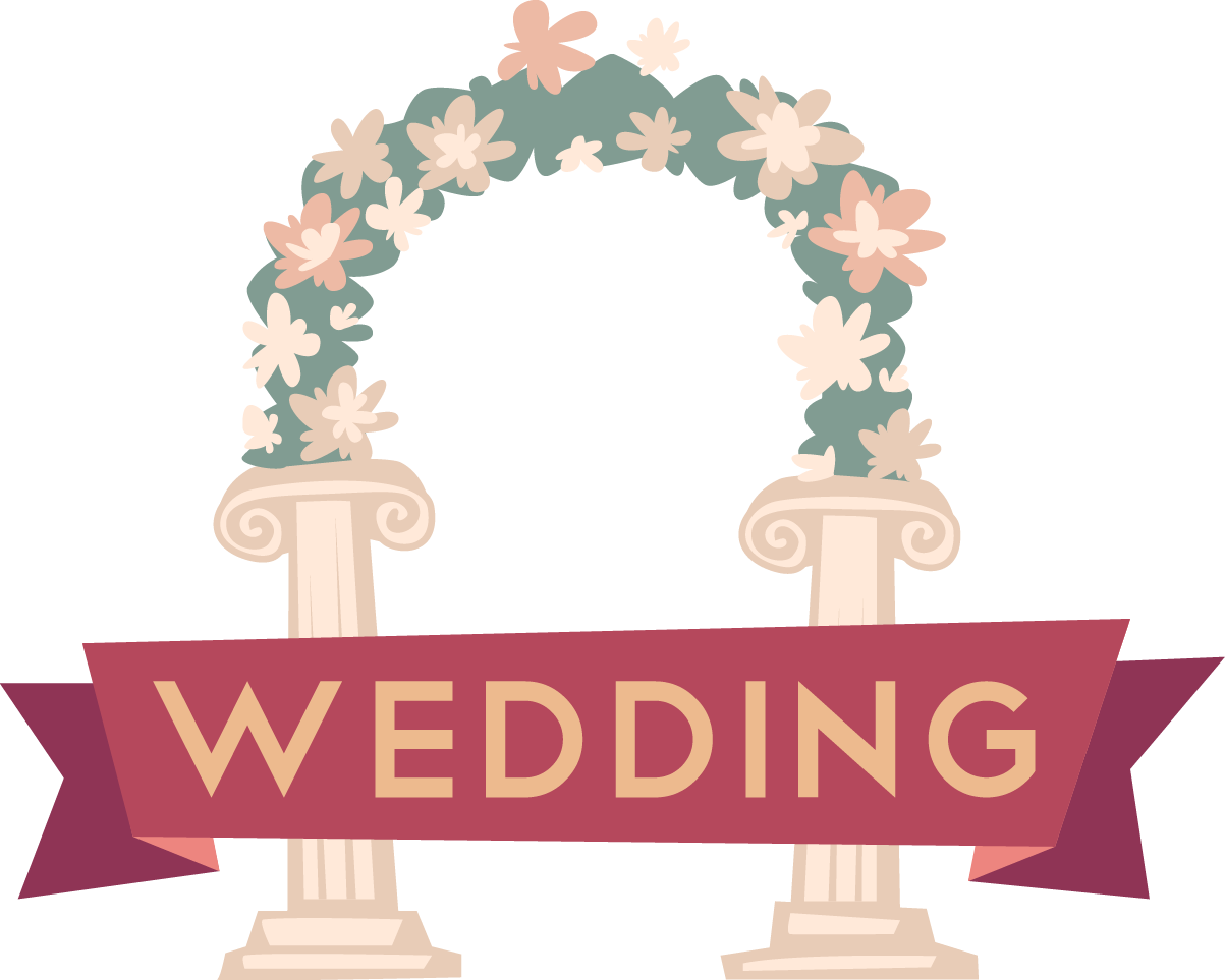 Wedding Arch Floral Decoration PNG