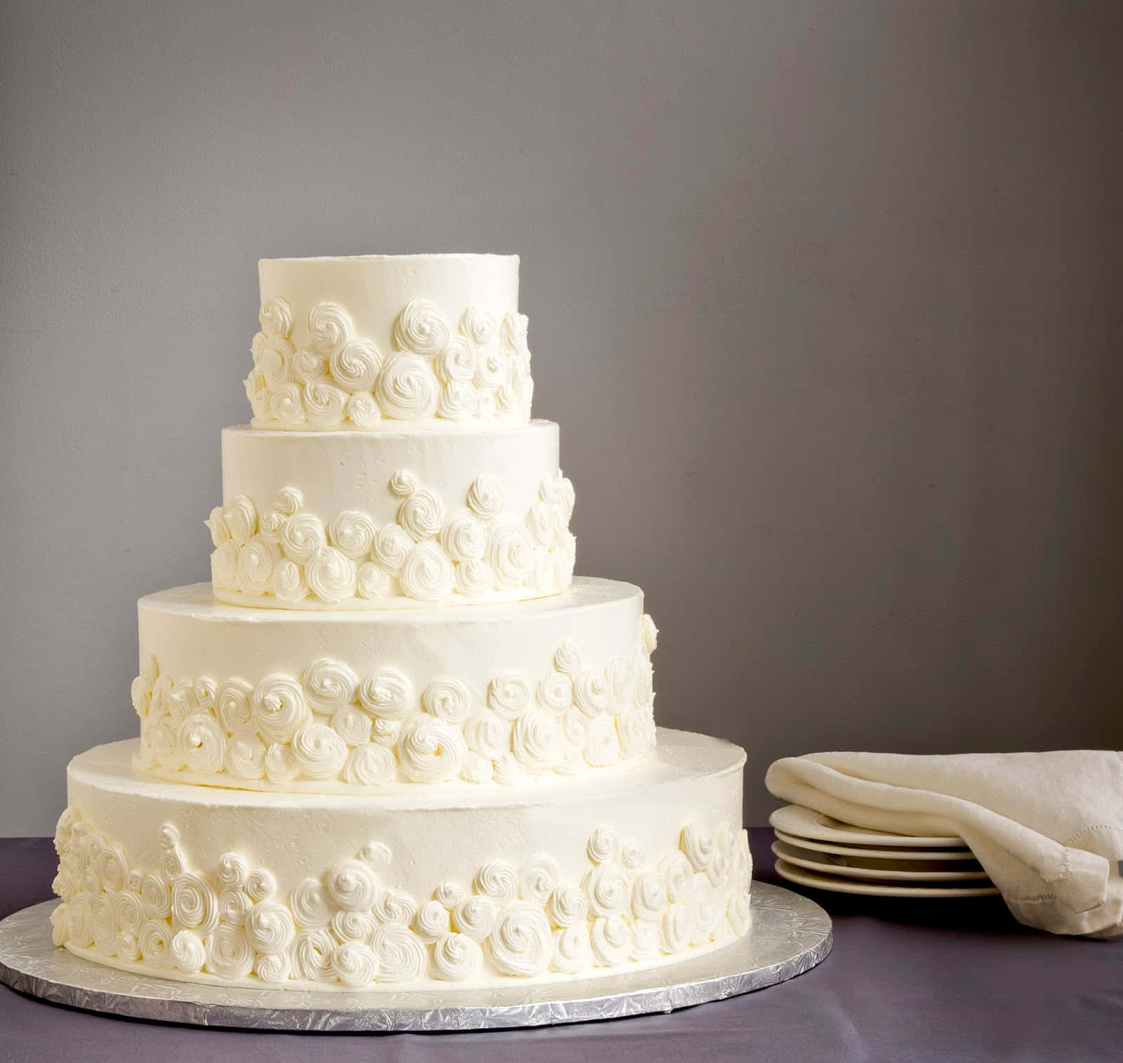 "Love is sweet - A Beautiful Three-Tiered Wedding Cake"