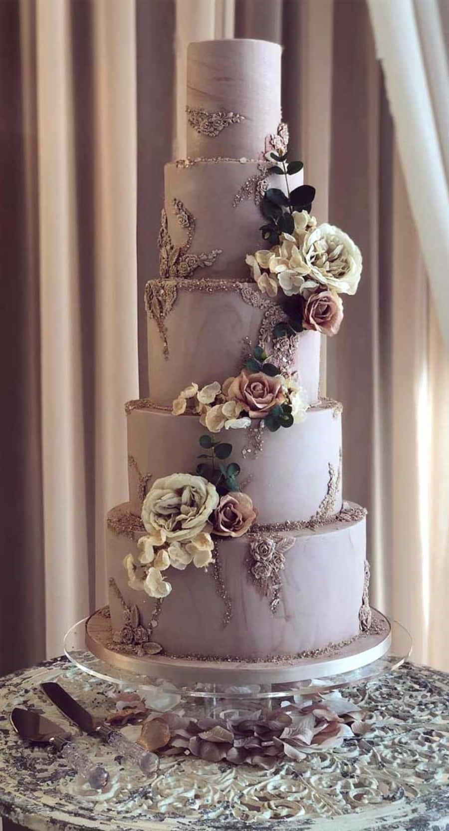 "Celebrate your wedding with a delicious, beautiful cake!"