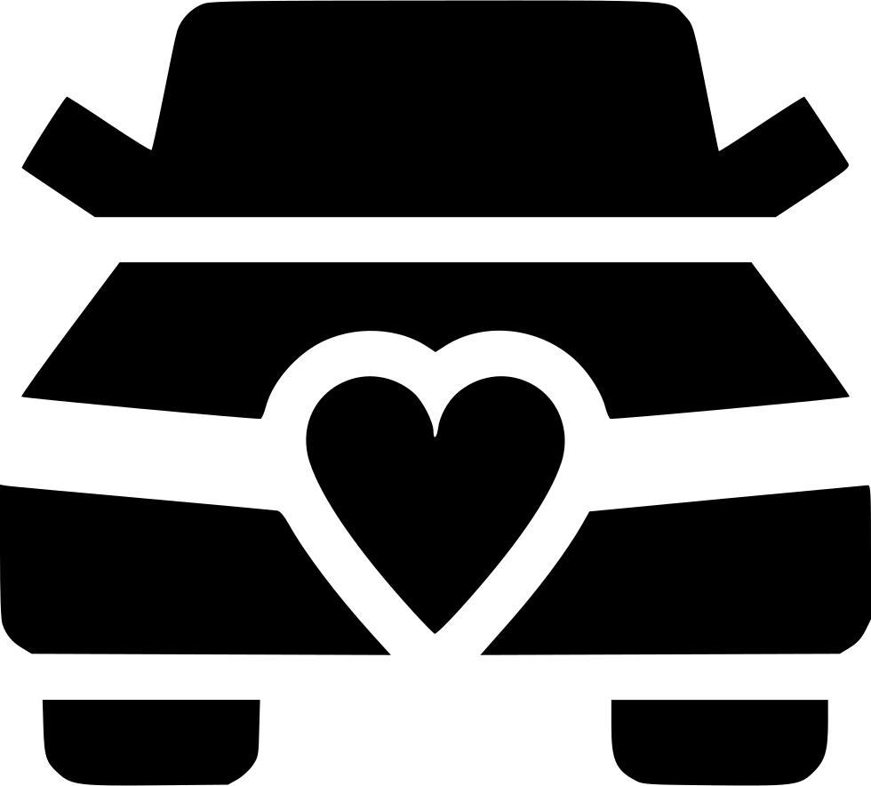 Wedding Car Decoration Icon PNG