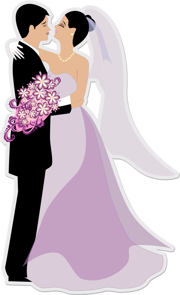 Wedding Couple Illustration.png PNG