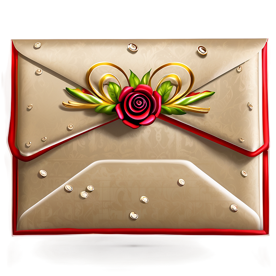 Wedding Envelope Png 05252024 PNG