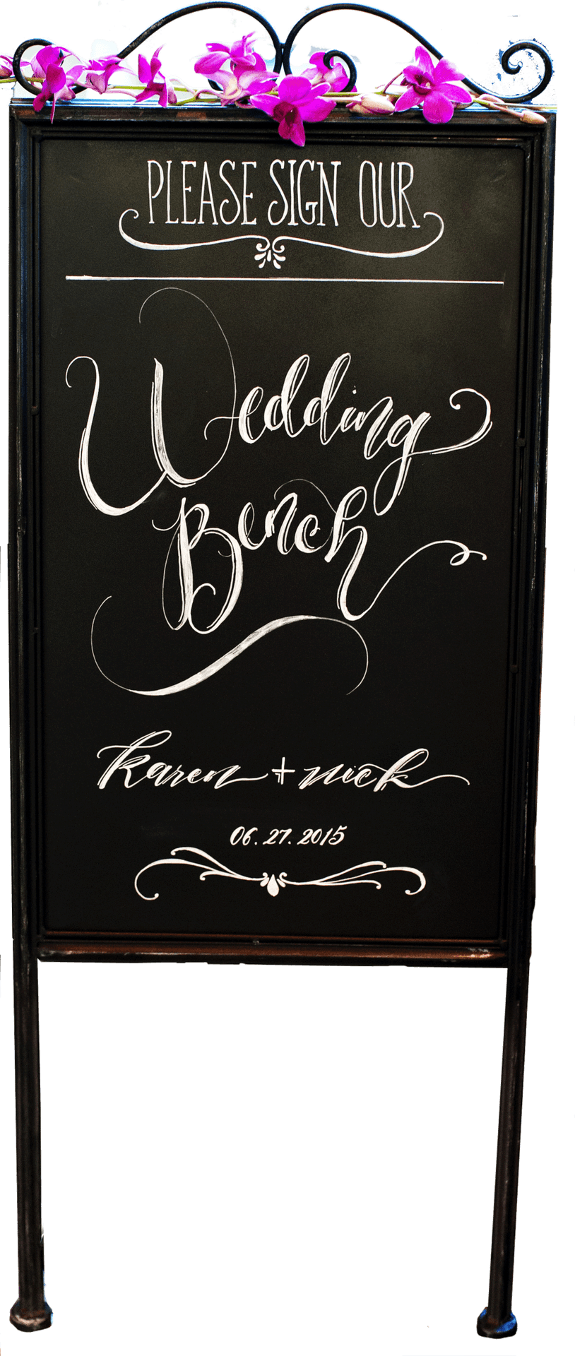 Wedding Guestbook Sign Chalkboard PNG