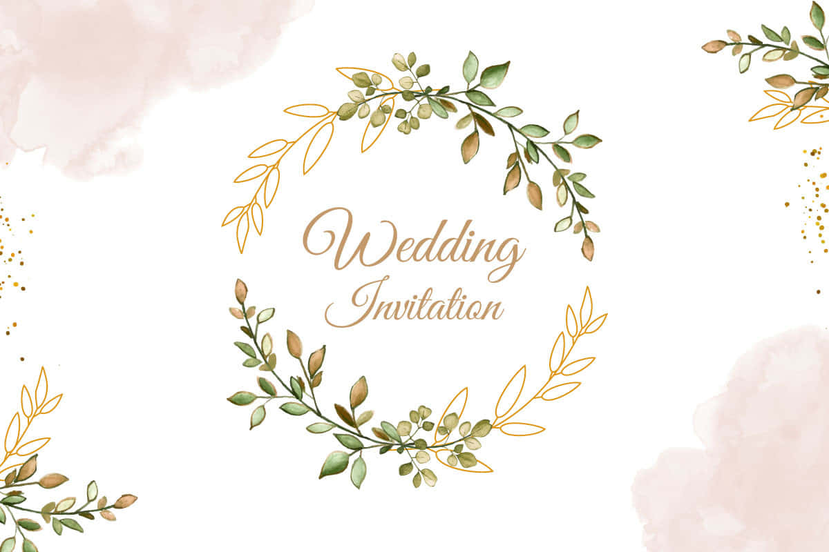 Rustic Style Wedding Invitation Background