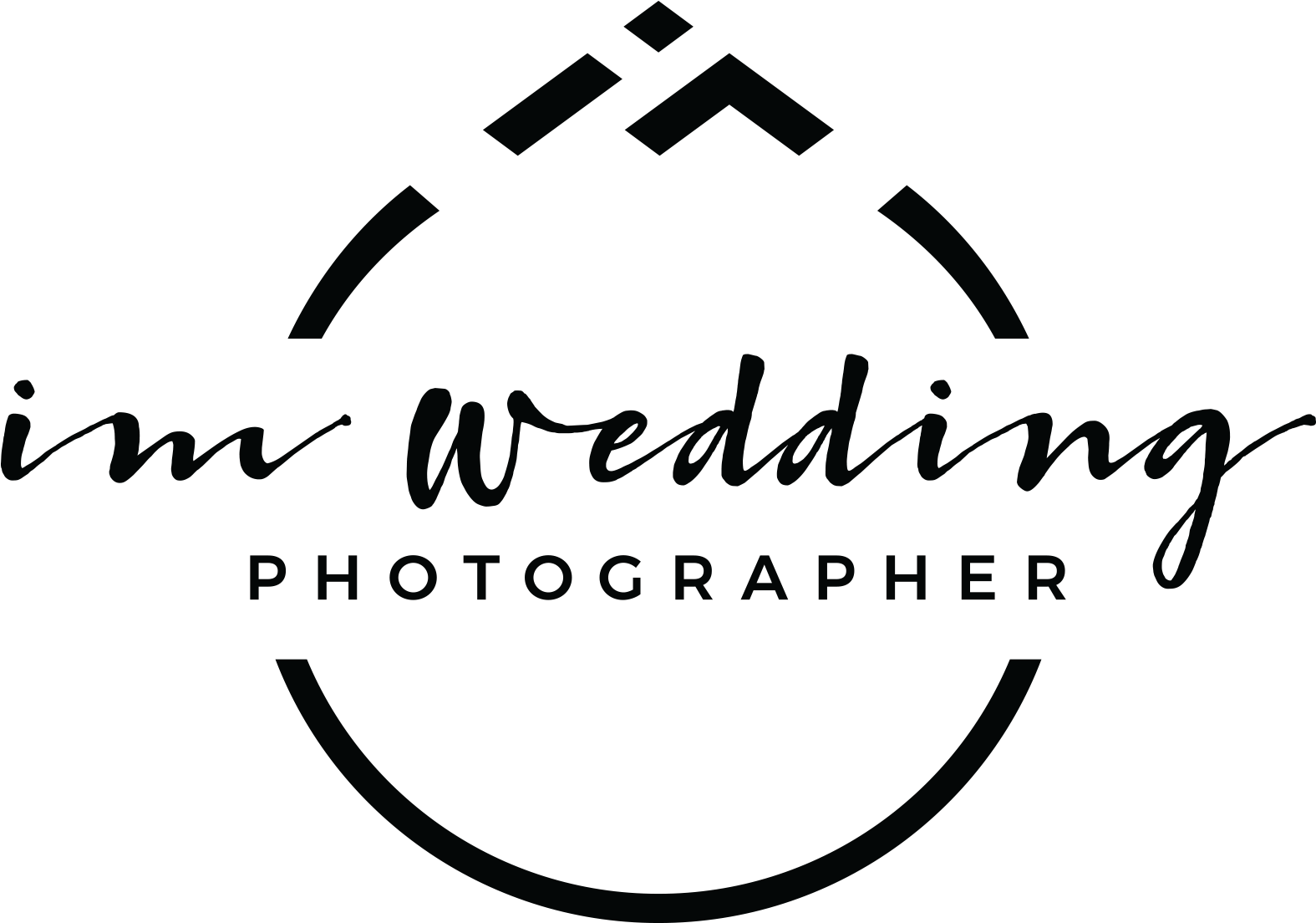 Wedding Photographer Logo Design PNG