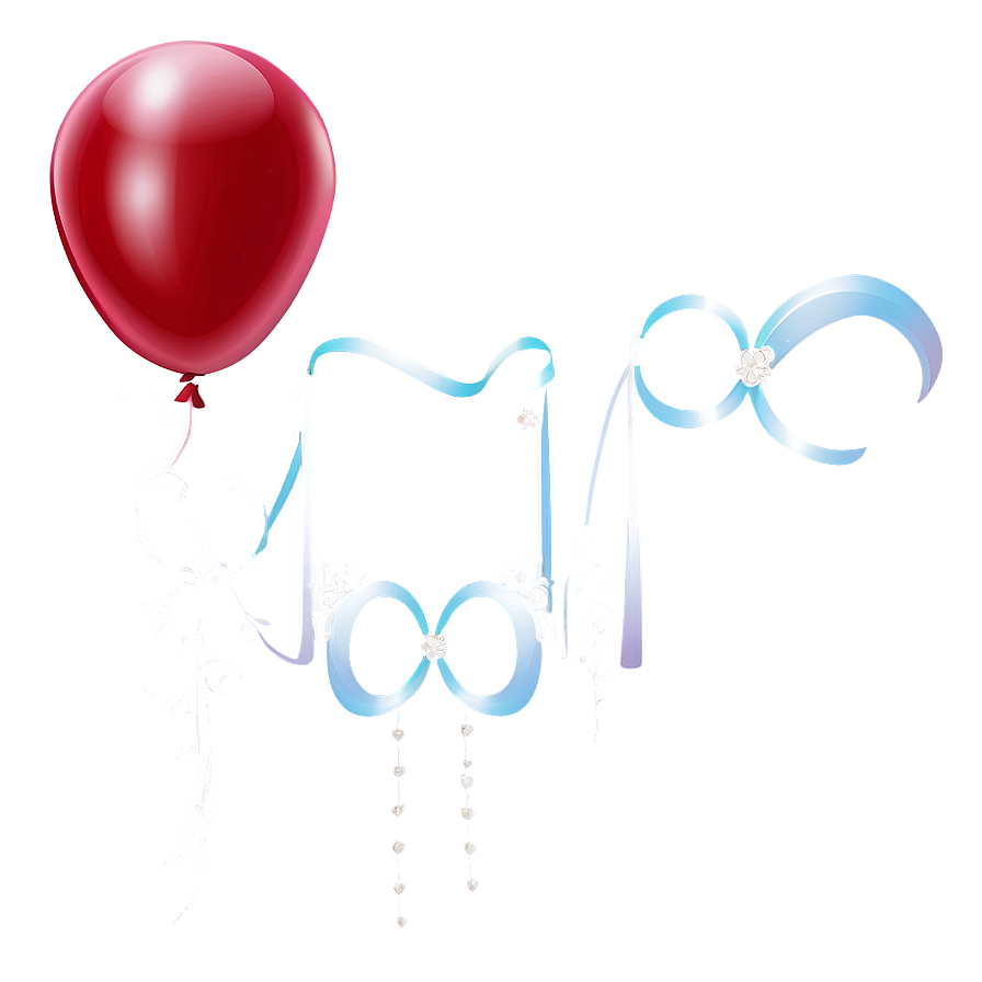 Wedding Red Balloons Png 37 PNG