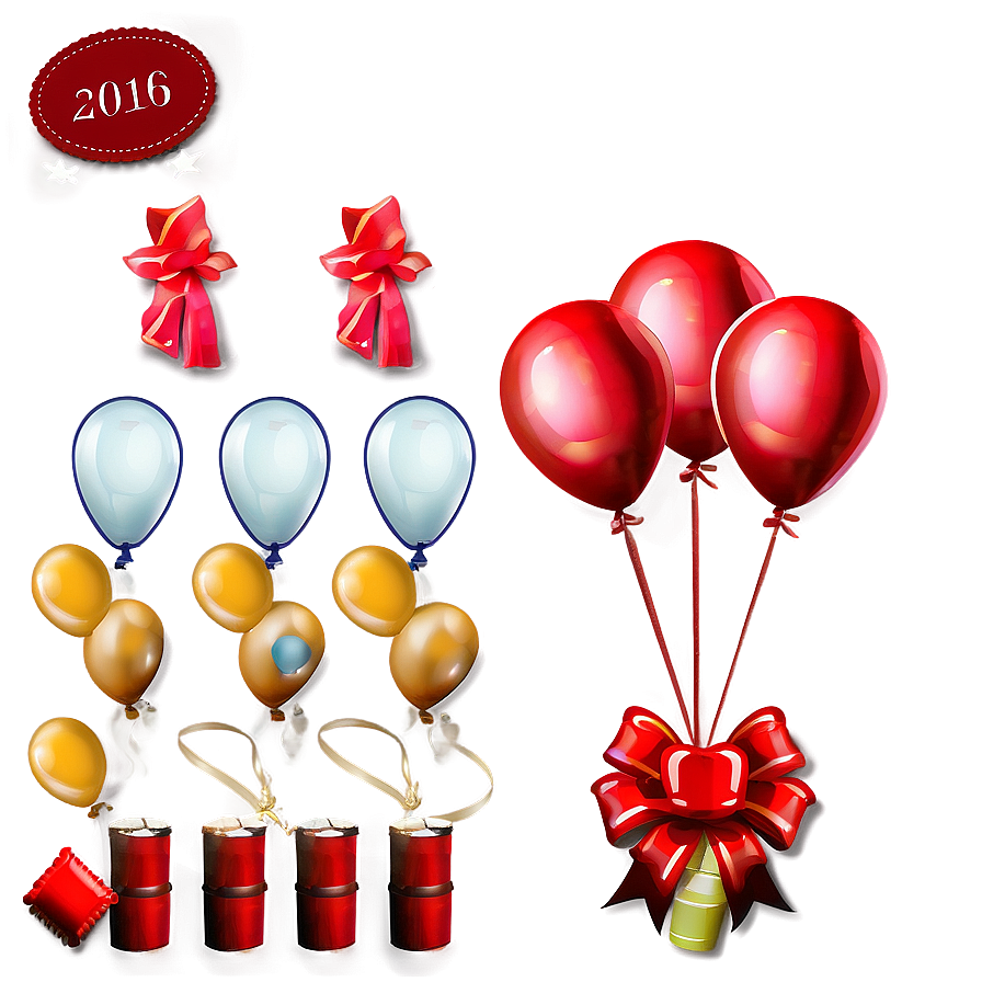 Wedding Red Balloons Png 70 PNG