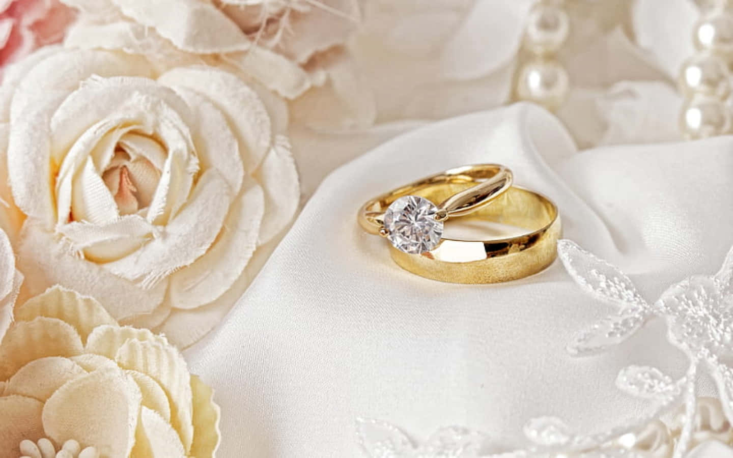 White Diamond Wedding Ring Picture