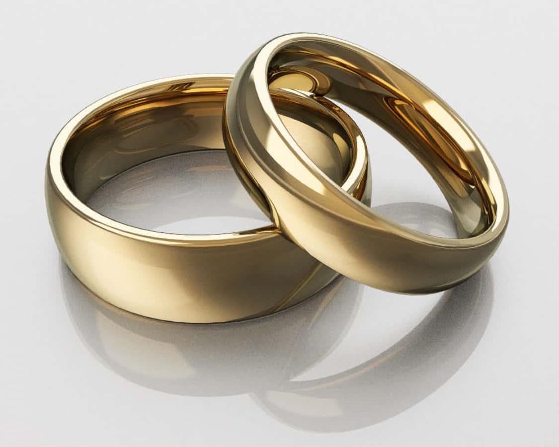 Plain Gold Wedding Ring Picture