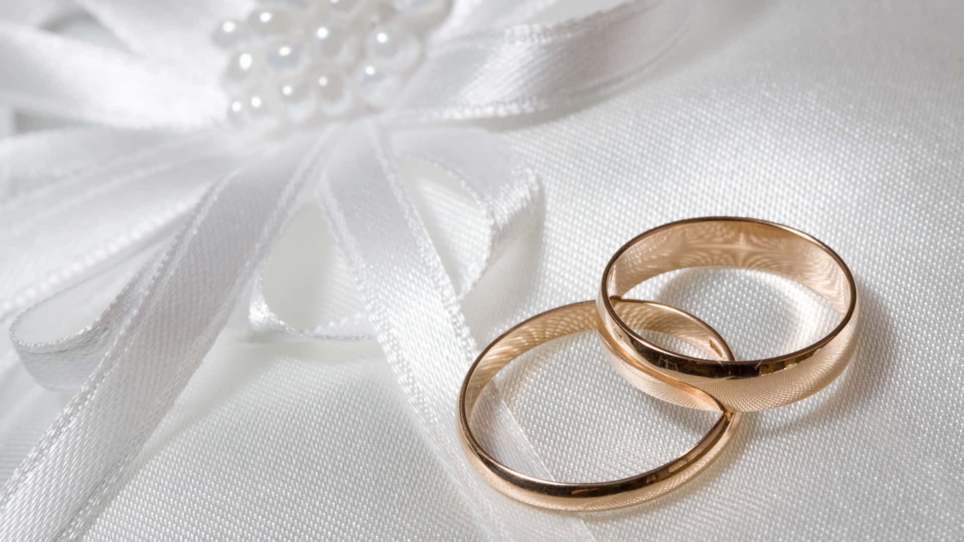 A stunning set of wedding rings to symbolise your love and commitment.