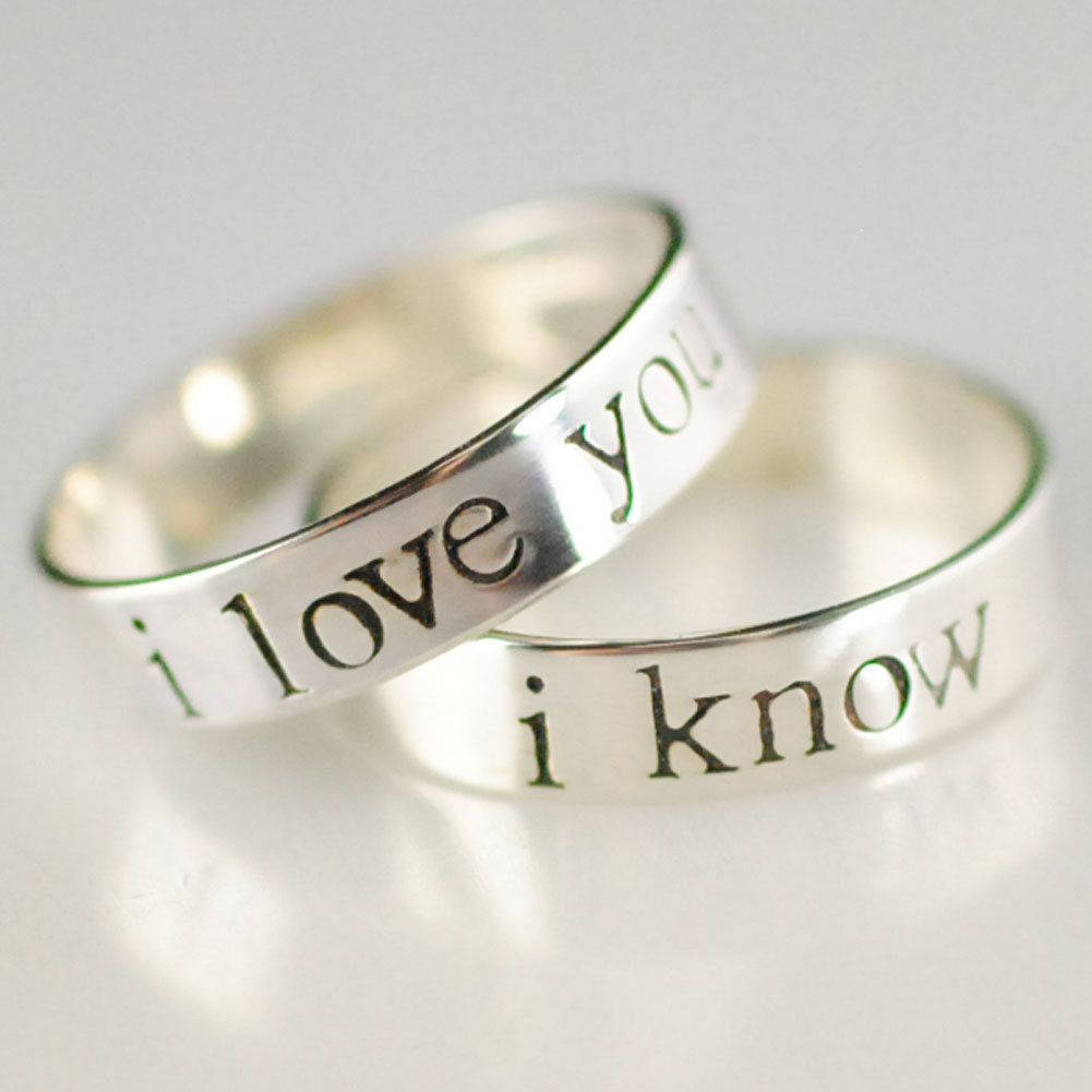 Wedding Rings With Vows