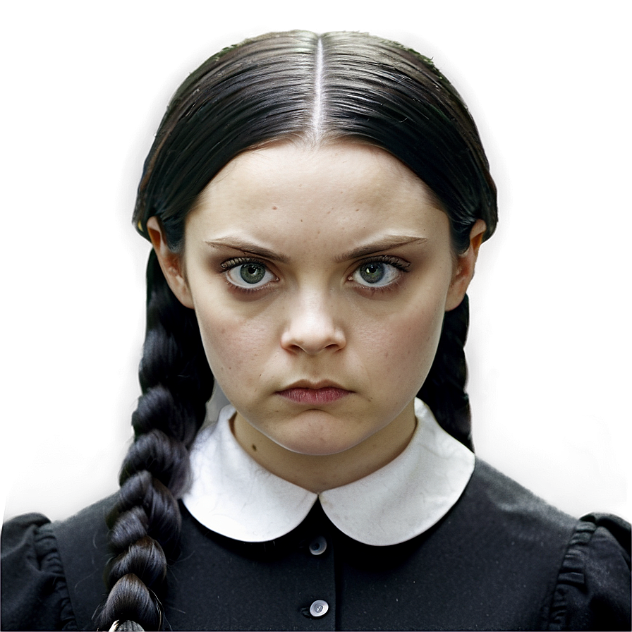 Download Wednesday Addams In The Woods Png 90 | Wallpapers.com