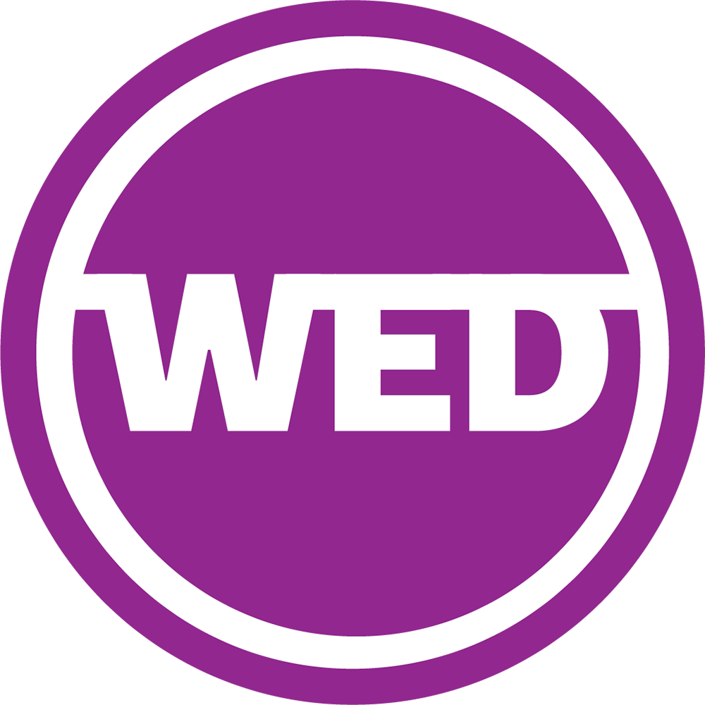 Wednesday Logo Purple Circle PNG