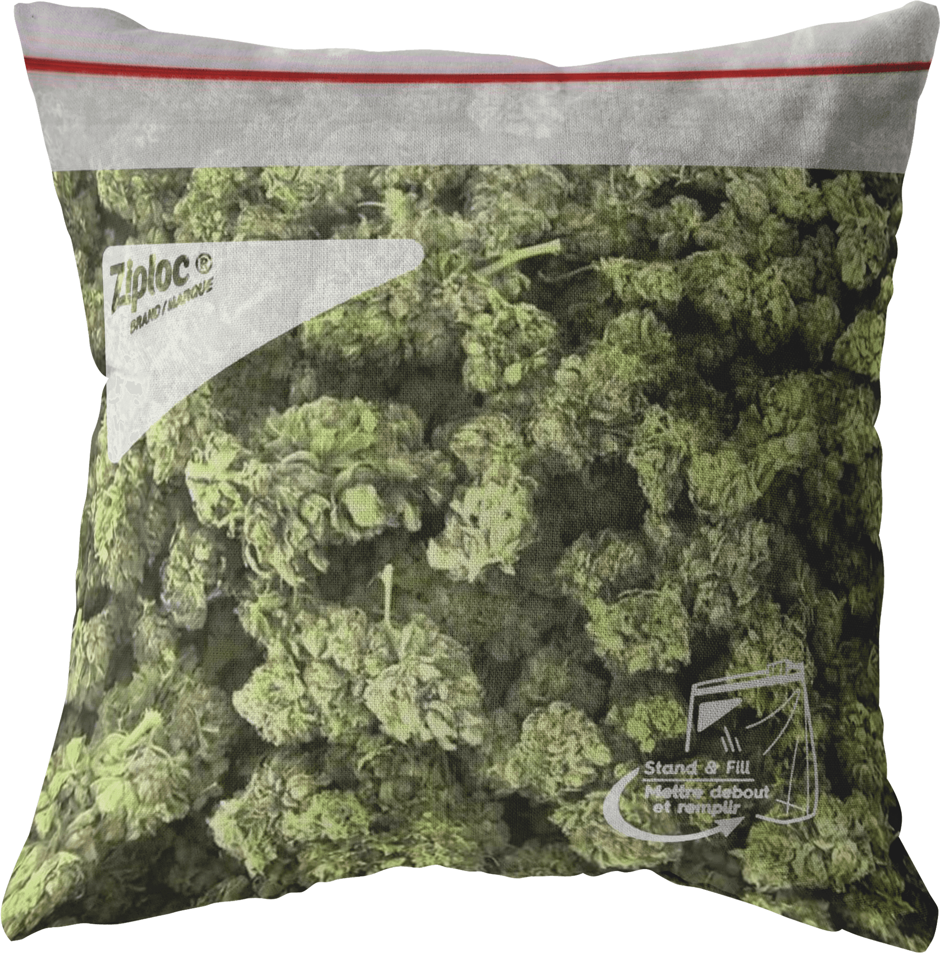 Weed Cushion Design PNG