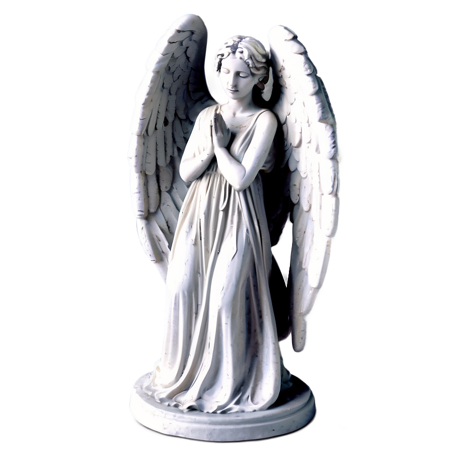 Weeping Angel Statuette Png Kin PNG