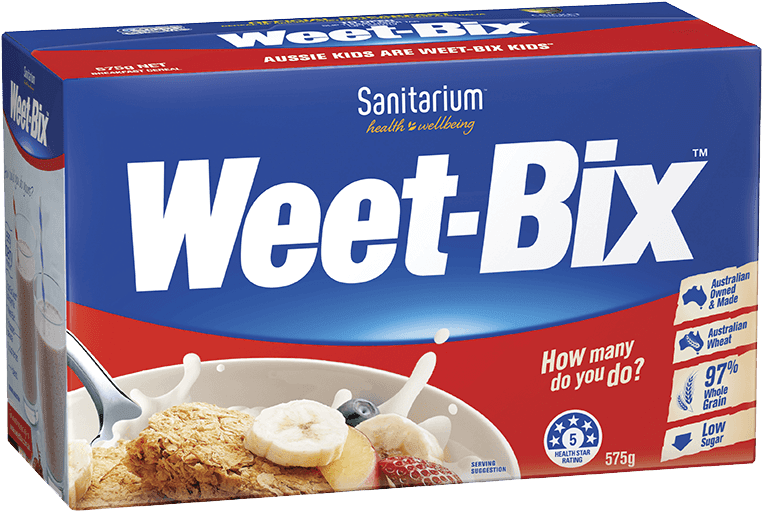 Weet Bix Cereal Box PNG