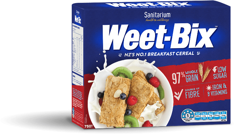 Weet Bix Cereal Box PNG