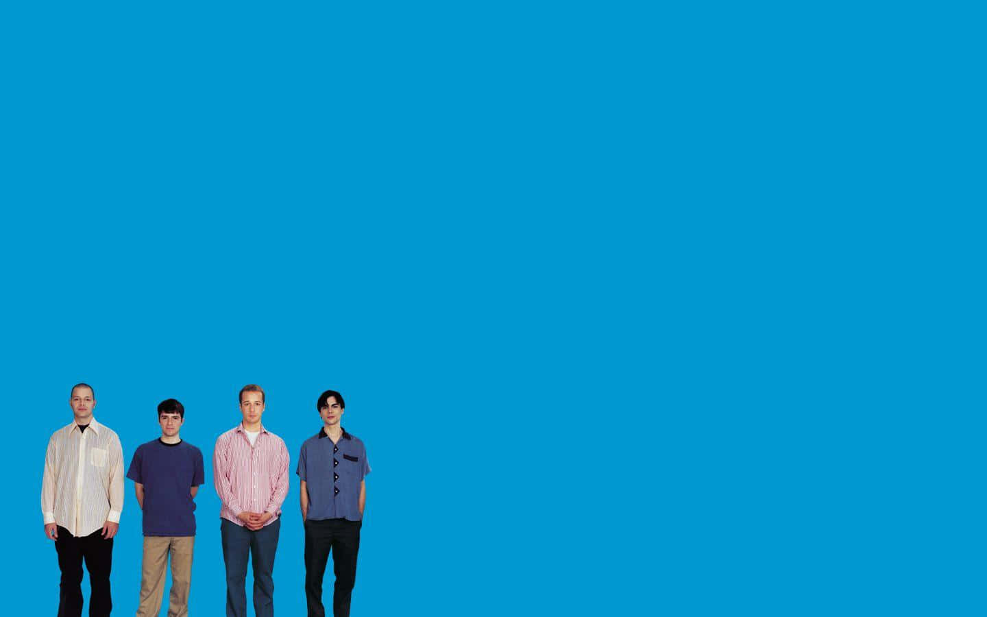 Weezer Blå Albumcover Bakgrunnsbildet