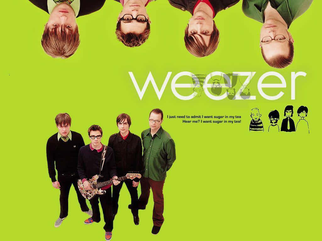 Weezer Green Album Promotional Photo Wallpaper