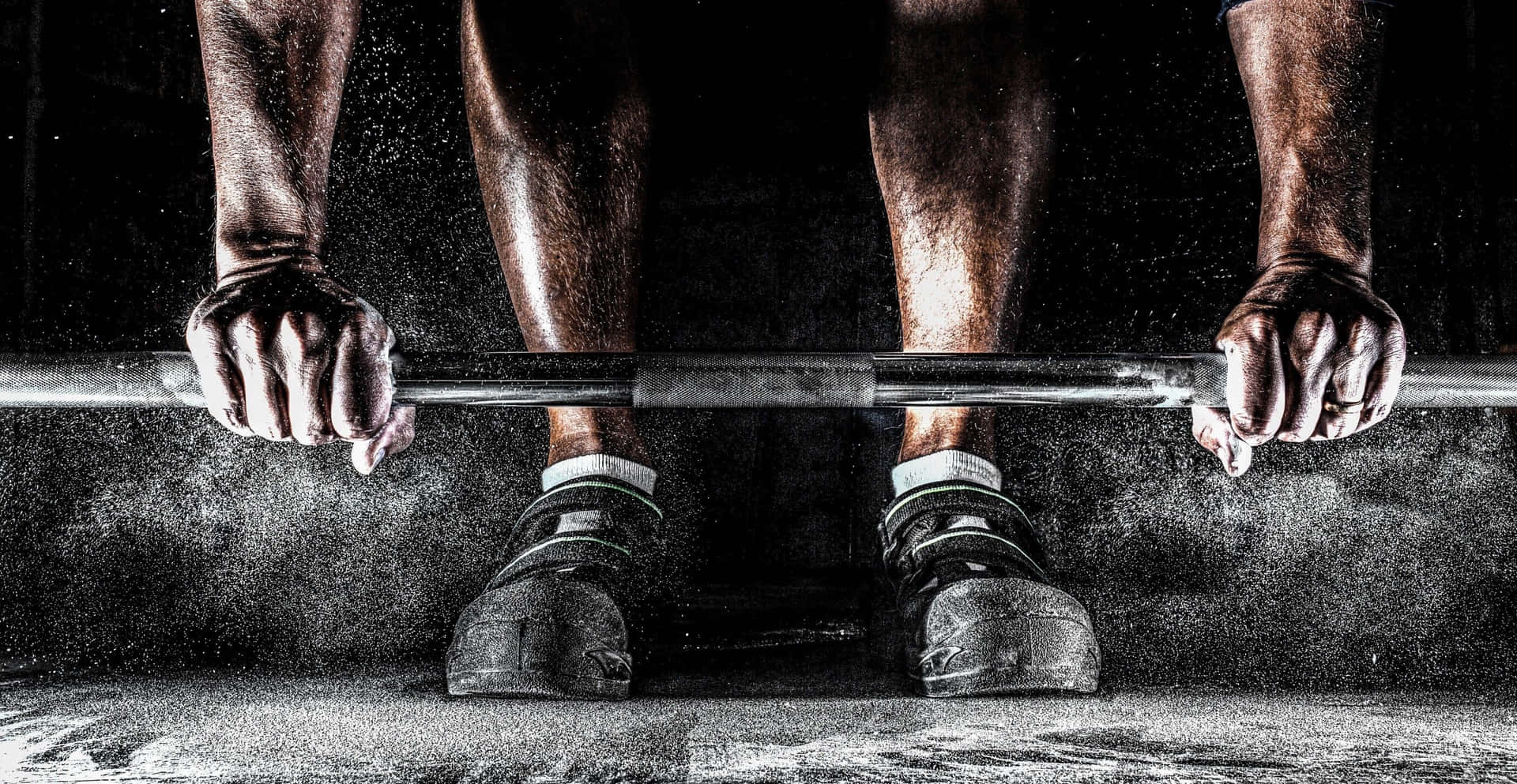Weightlifting Preparation Gripand Stance Wallpaper