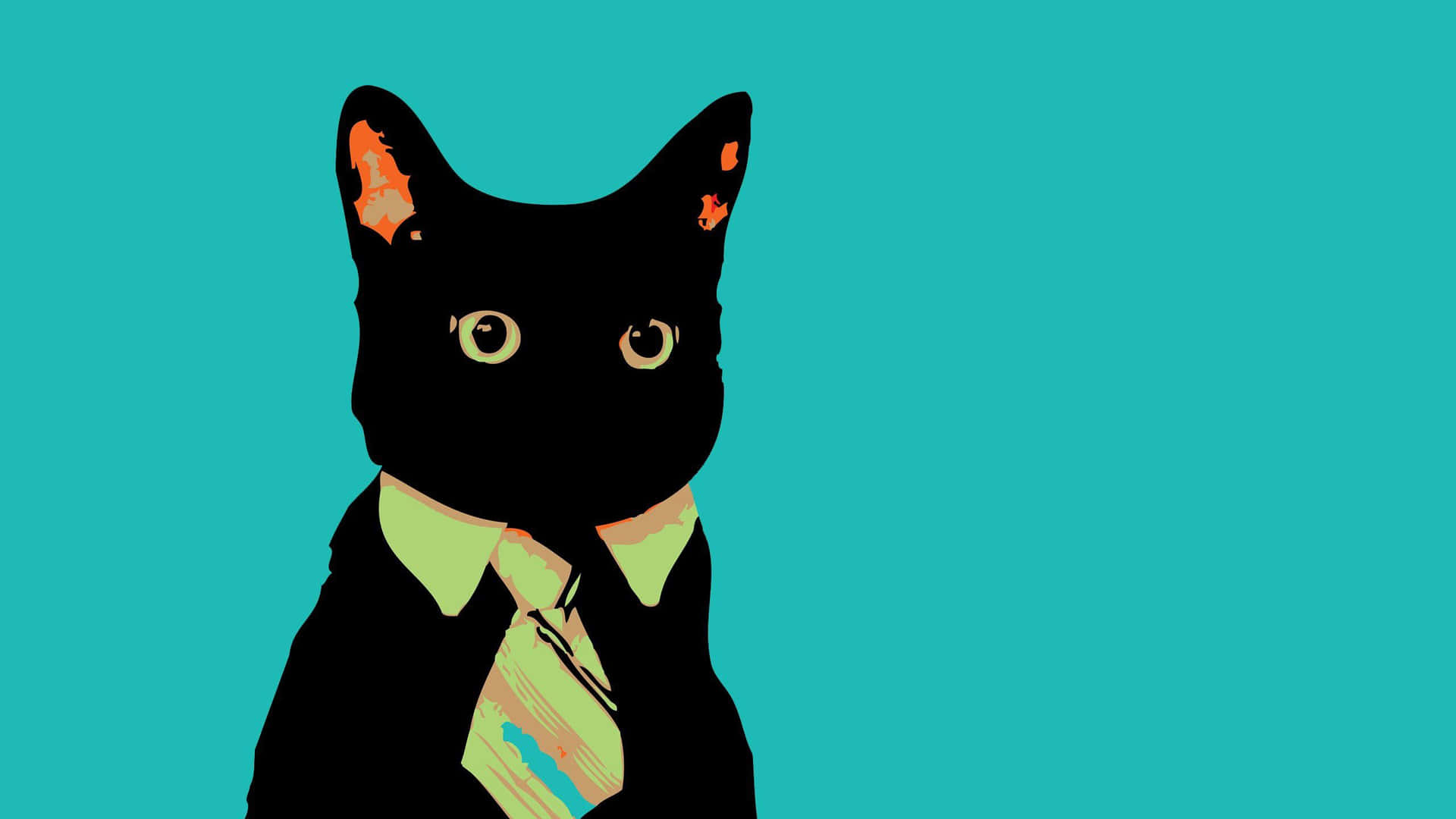 Imagende Un Gato Negro Con Un Meme Extraño