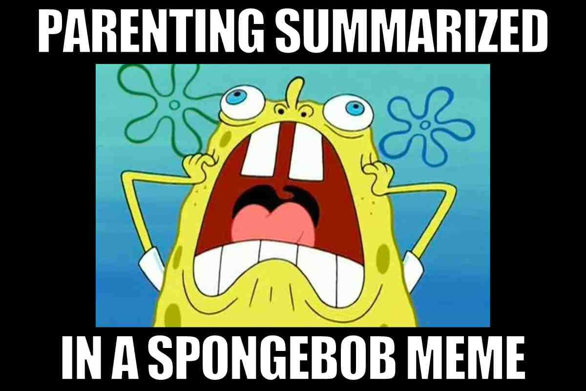 Underlig Spongebob Forældre Meme Billede Tapet