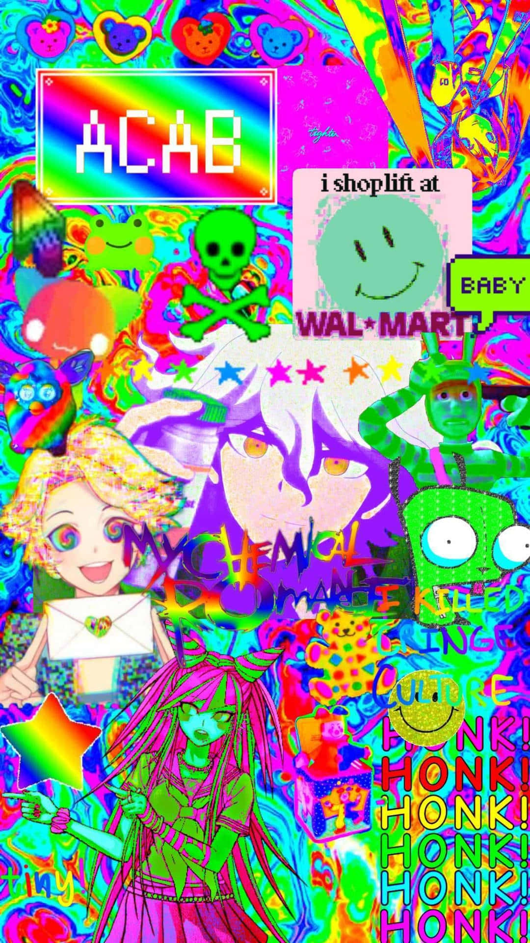 Weirdcore Collage Aesthetic.jpg Wallpaper