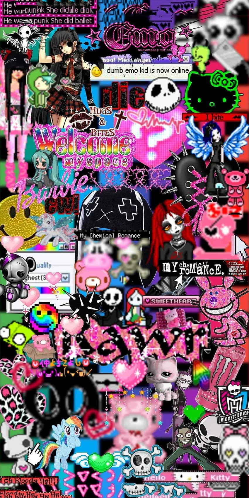 Weirdcore Collage Aesthetic.jpg Wallpaper