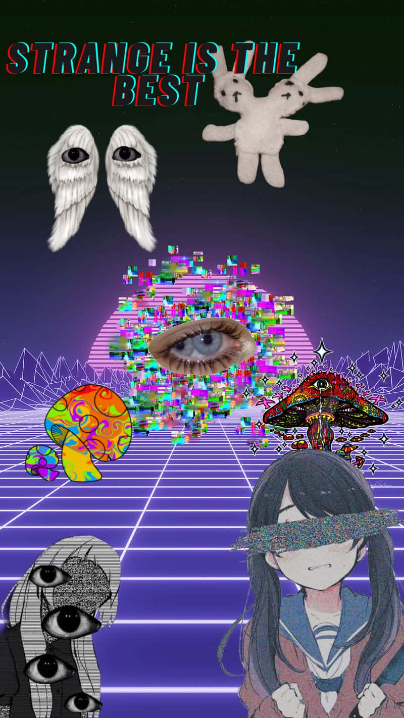Weirdcore Dreamscape Collage.jpg Wallpaper