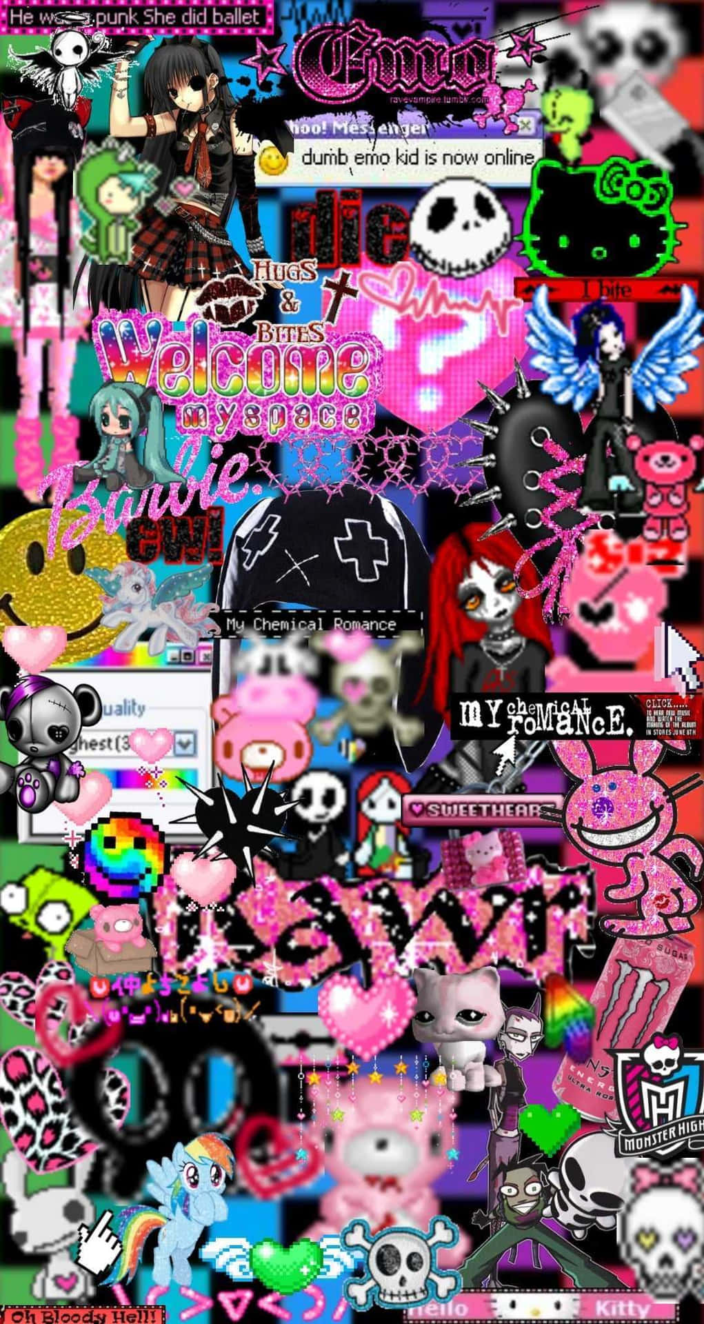 Weirdcore Pfp Of Edgy Style Wallpaper