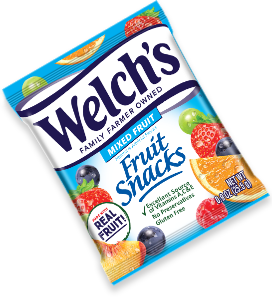 Welchs Fruit Snacks Package PNG