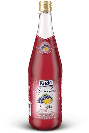 Welchs Sparkling Sangria Bottle PNG