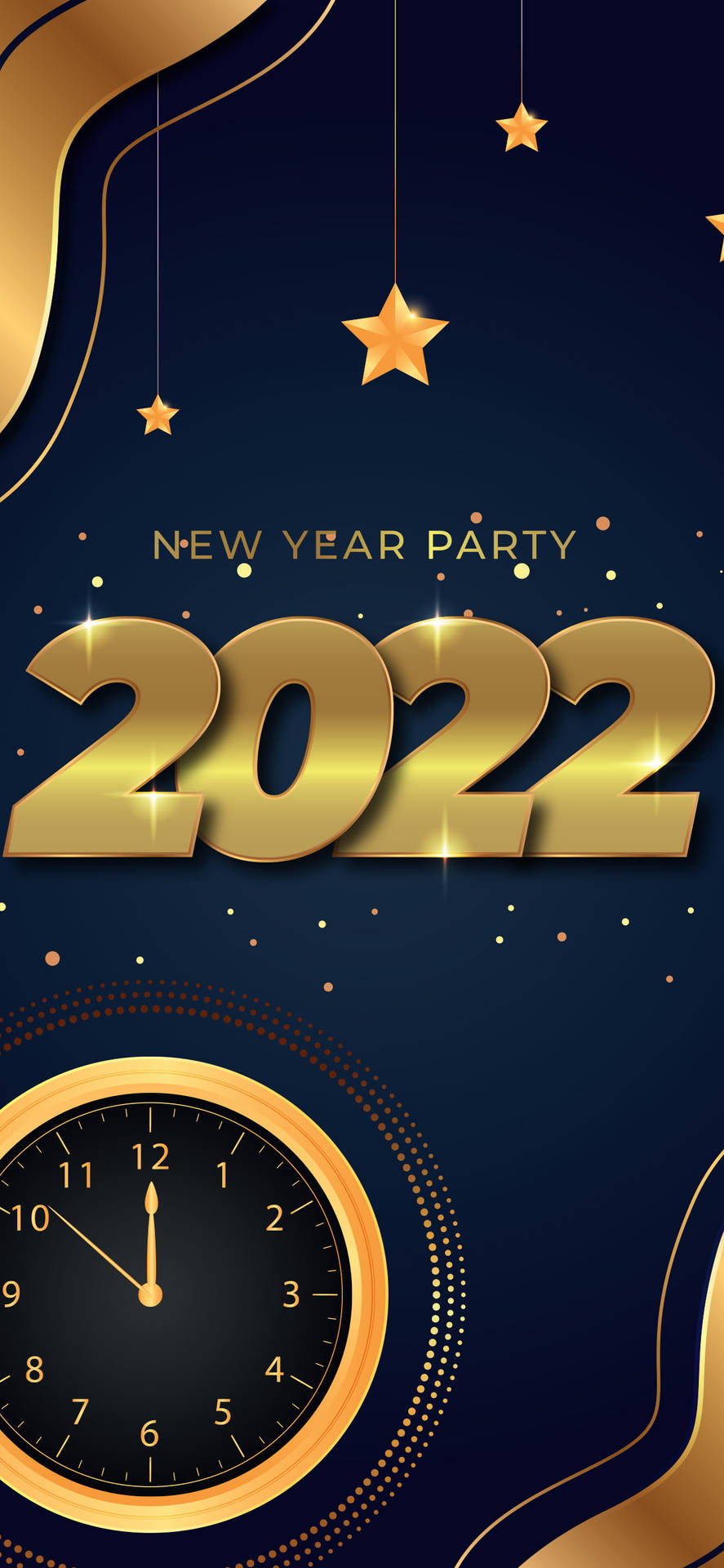 Welcome 2022: A Glittering Celebration Wallpaper