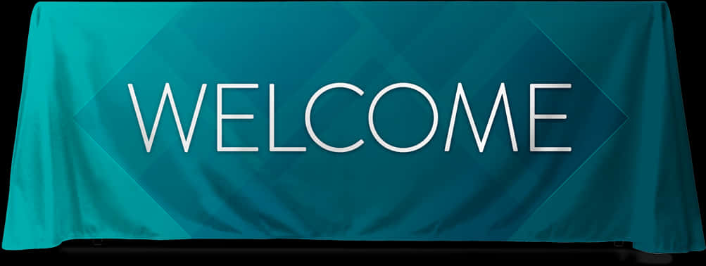 Welcome Banner Display PNG