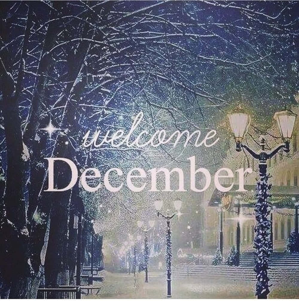Velkommen december, måneden af ​glæde og gilde! Wallpaper