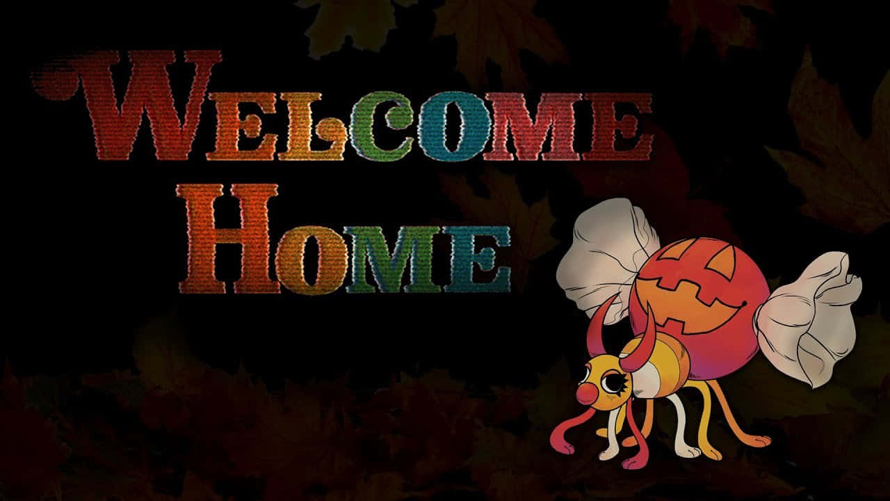 Welcome Home Autumn Theme Wallpaper