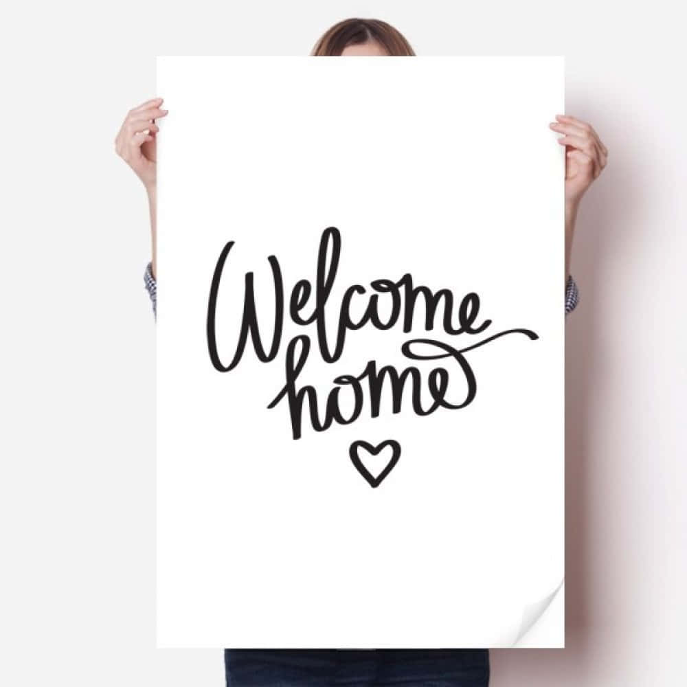 Welcome Home Poster Heldby Woman Wallpaper