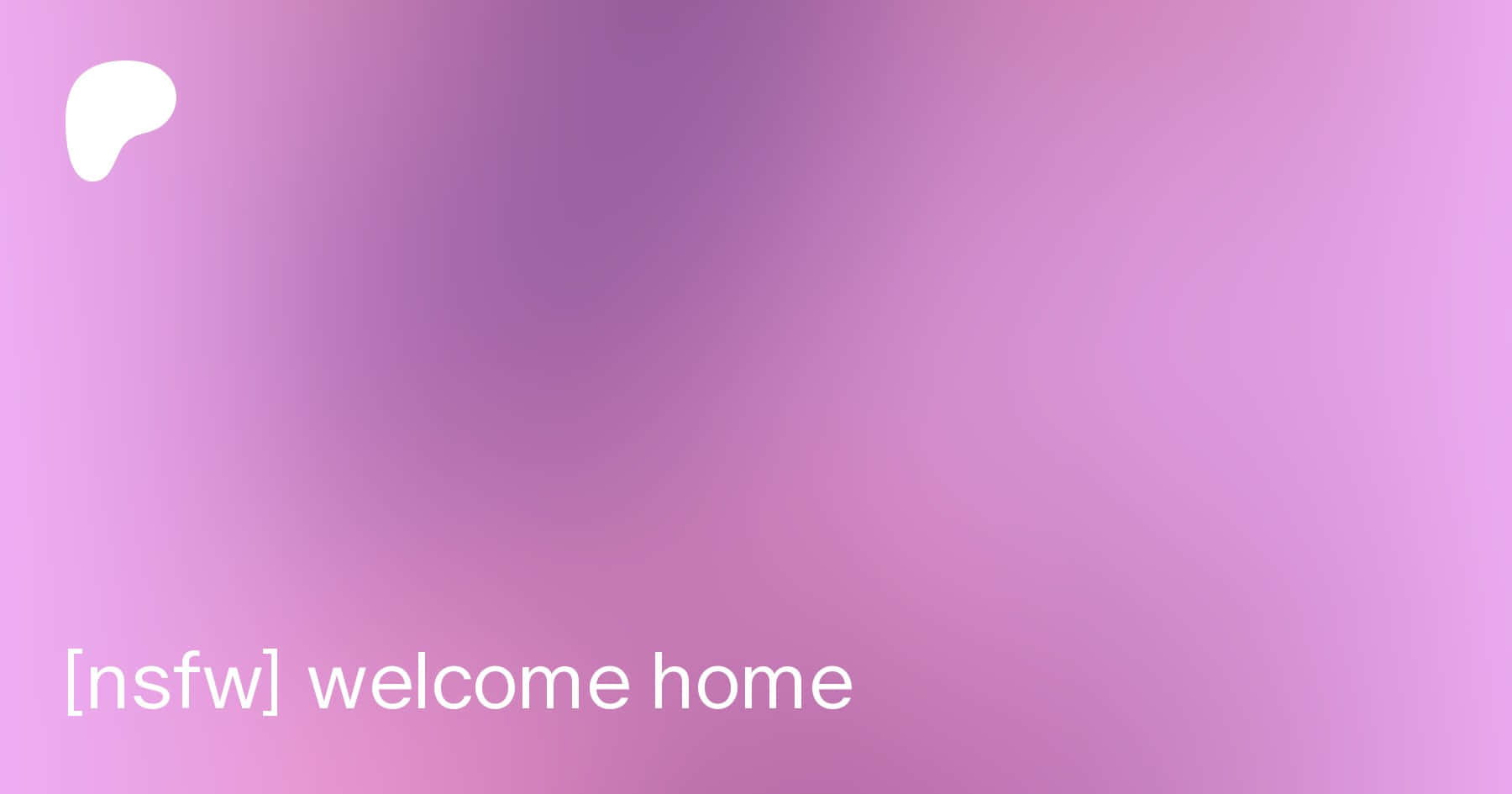 Welcome Home Purple Gradient Background Wallpaper