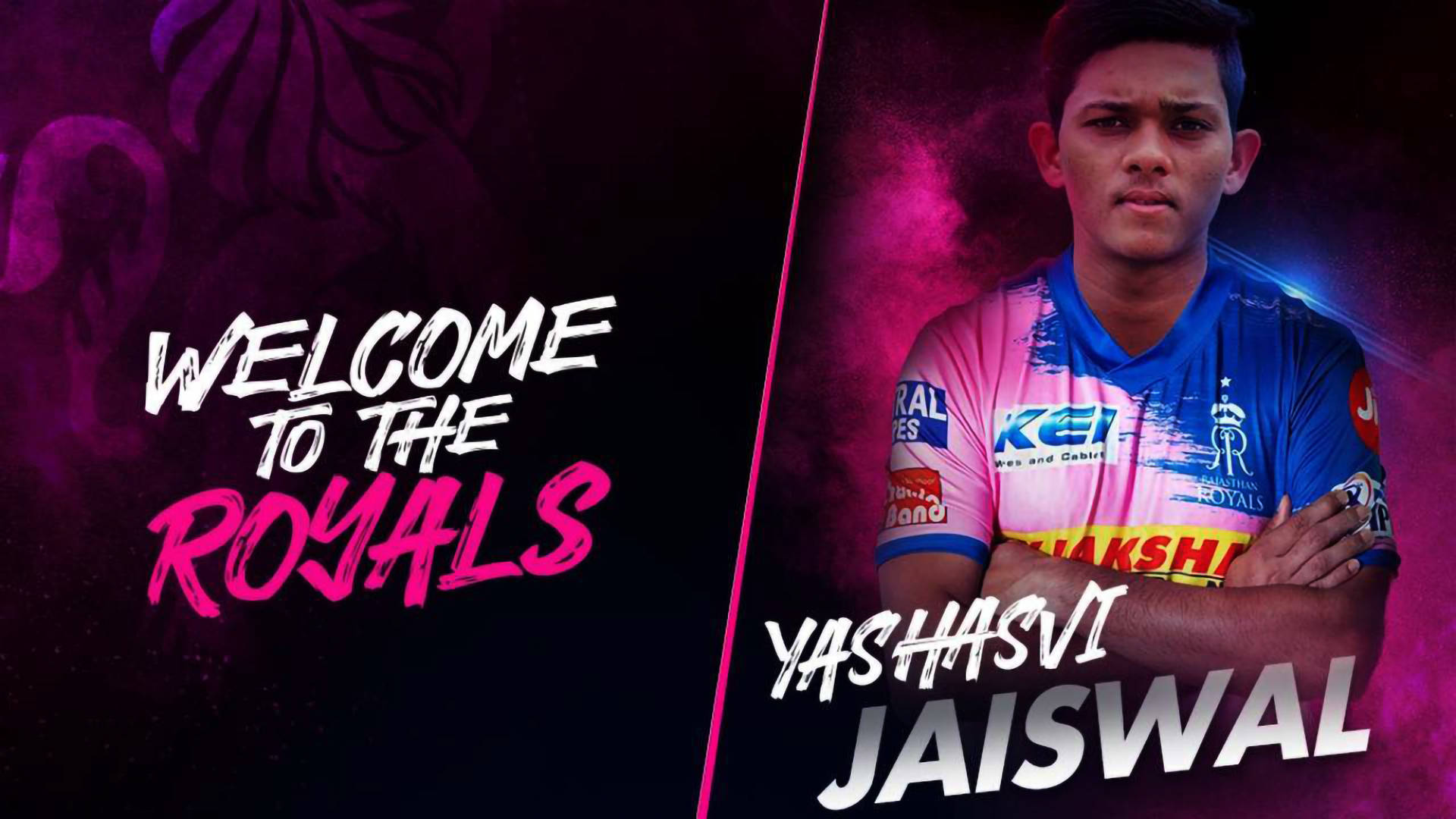 Welcome Jaiswal Rajasthan Royals