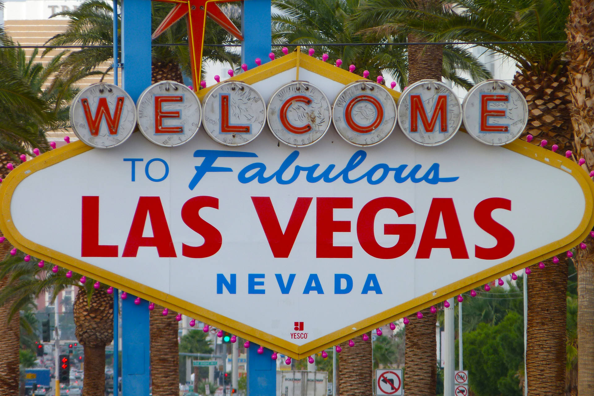 Welcome Las Vegas Signage Wallpaper
