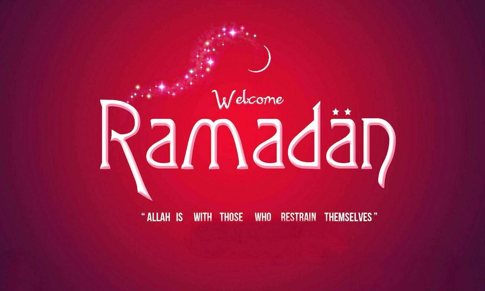 Welcome Ramadan Quote Wallpaper