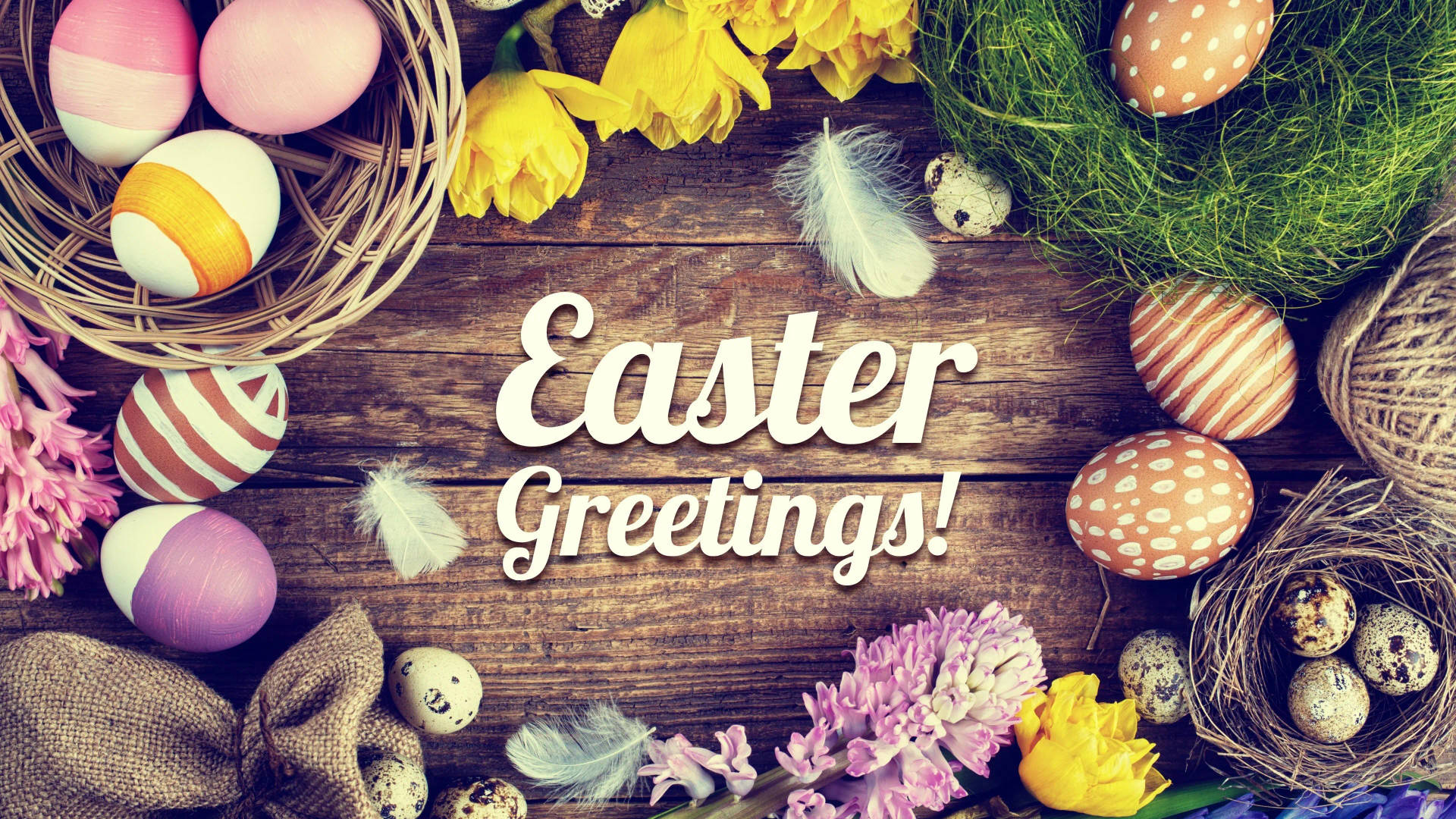 Welcoming Easter Desktop Background Wallpaper