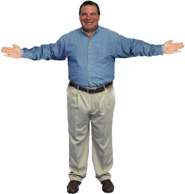 Welcoming Man Spread Arms PNG