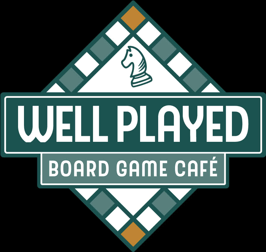 Well Played Board Game Cafe Logo PNG