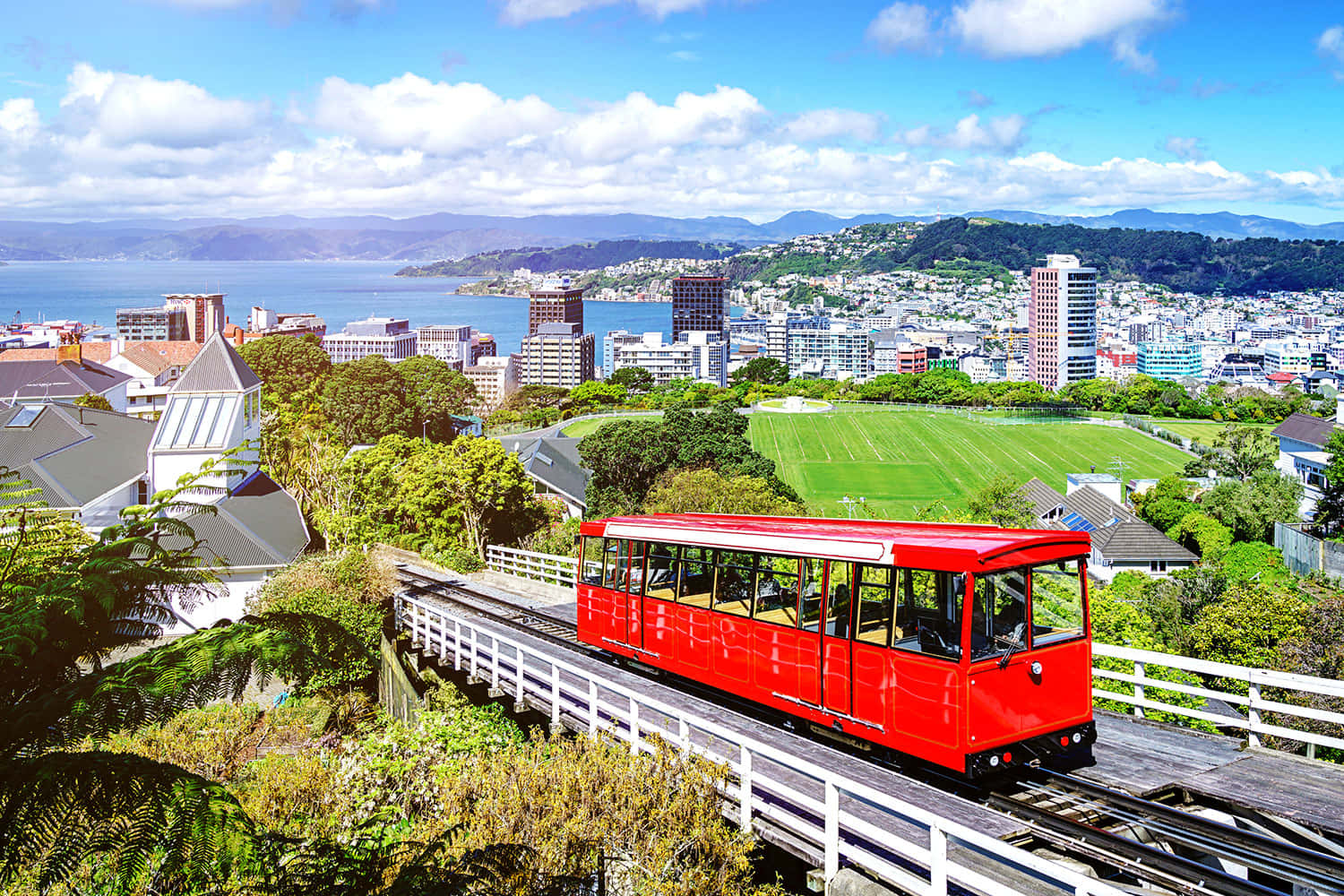 Wellington Cable Car City View.jpg Wallpaper