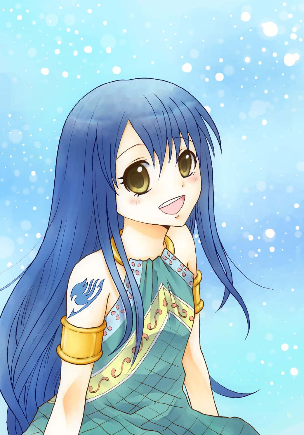 Magical Power Unleashed - Wendy Marvell Wallpaper