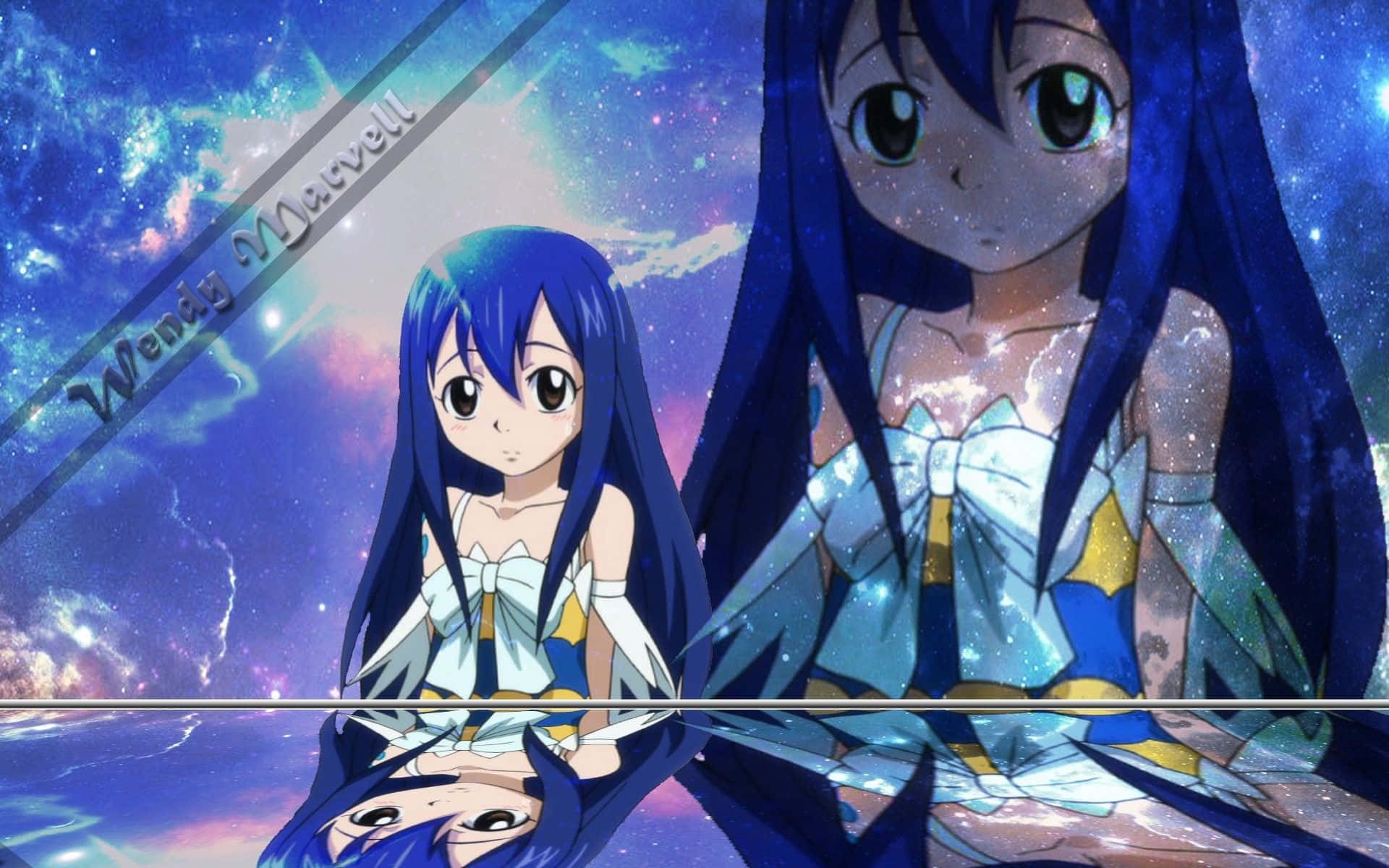 Wendy Marvell - A Sky Dragon Slayer's Power Unleashed Wallpaper