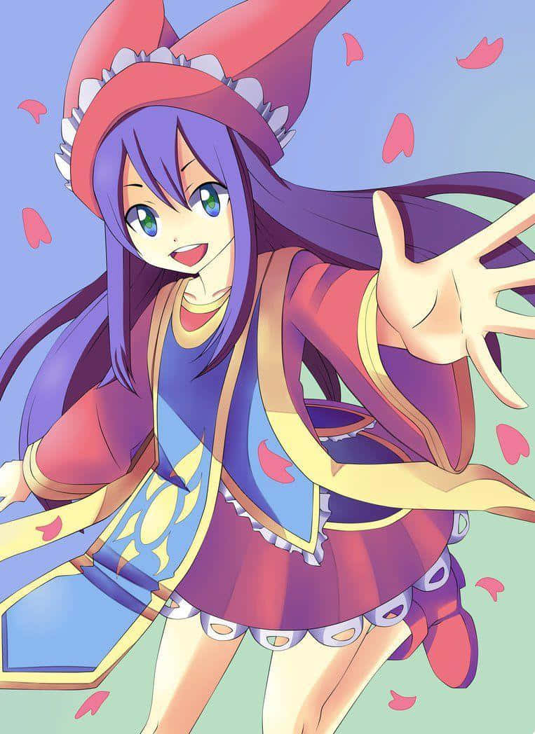 Wendy Marvell Showcasing her Magical Powers Wallpaper