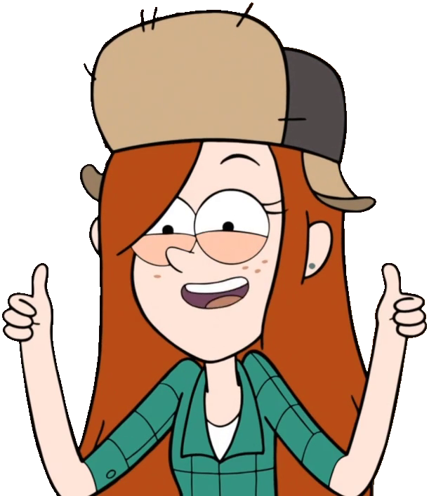Wendy Thumbs Up Gravity Falls PNG