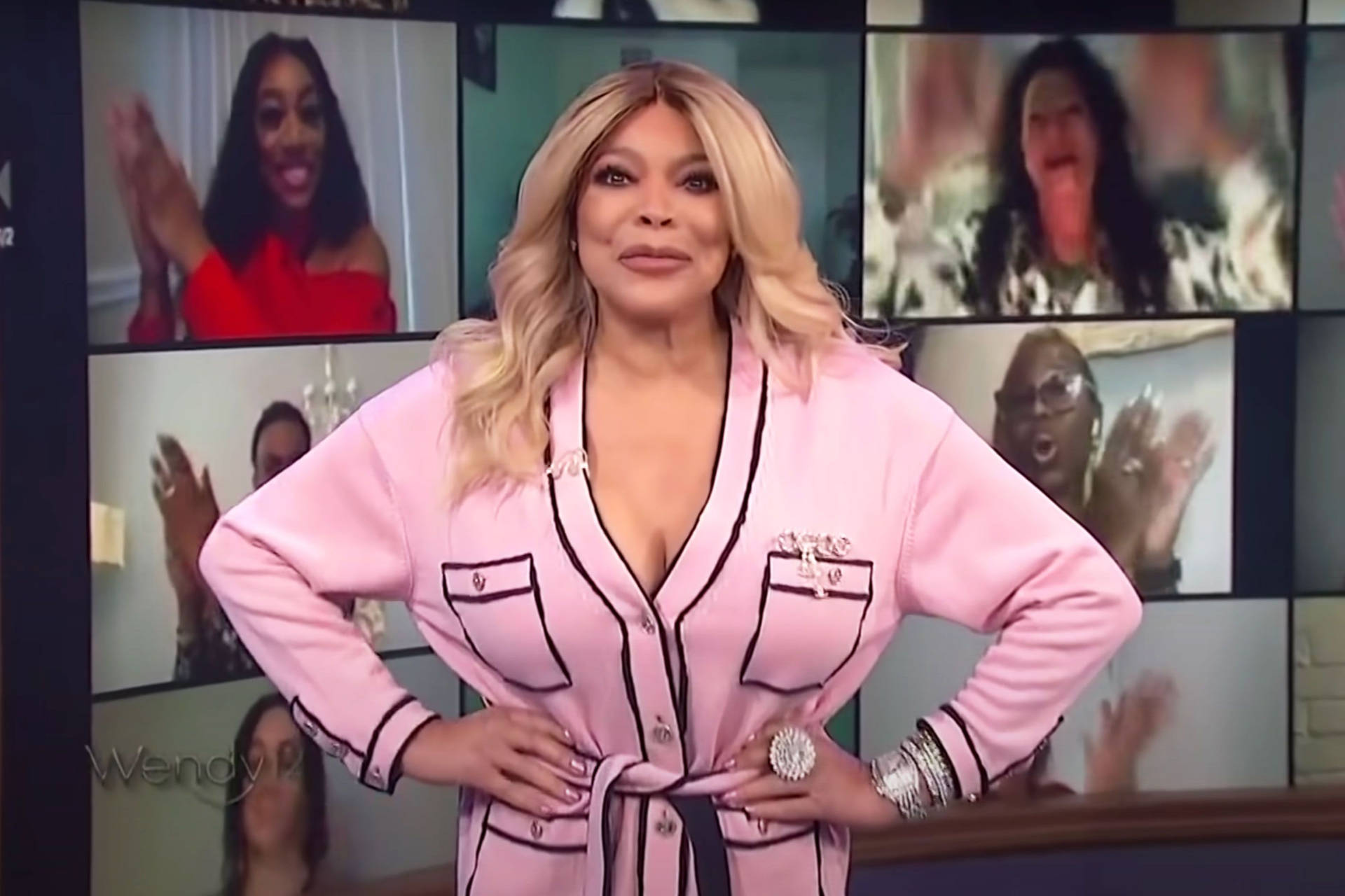 Wendy Williams Before A Screen Wallpaper